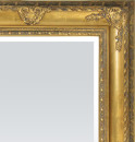 náhled Zlaté zrkadlo s výrazným zdobením 150 cm GD DESIGN