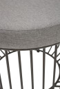 náhled Kovový taburet so sivým sedadlom GD DESIGN