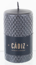 náhled Čierna sviečka Cádiz valec 12x7 cm GD DESIGN