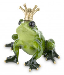 Figúrka žaba s korunkou