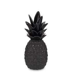 Keramická figúrka ananás čierny