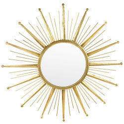 Zlaté zrcadlo ve tvaru slunce
