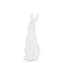 Dekorativní figurka králíka bílá