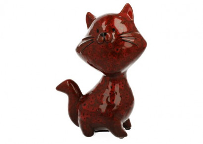 Pokladnička červená mačka