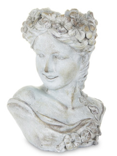 detail Kvetináč z kameniny busta GD DESIGN