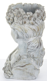 detail Kvetináč z kameniny busta GD DESIGN