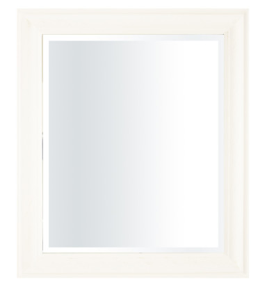 Zrkadlo s bielym rámom