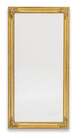 detail Zlaté zdobené zrcadlo 132 cm GD DESIGN