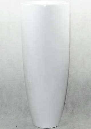 detail Hladká biela váza GD DESIGN