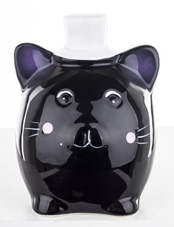 detail Pokladnička mačka s cylindrom GD DESIGN
