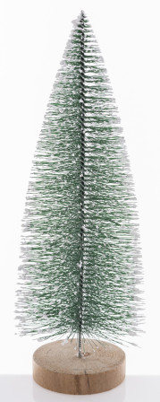 detail Vánoční dekorace stromeček zelený 25 cm GD DESIGN