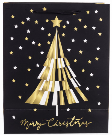 detail Vianočná darčeková taška so stromčekom 32 cm GD DESIGN