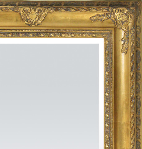 detail Zlaté zrkadlo s výrazným zdobením 150 cm GD DESIGN