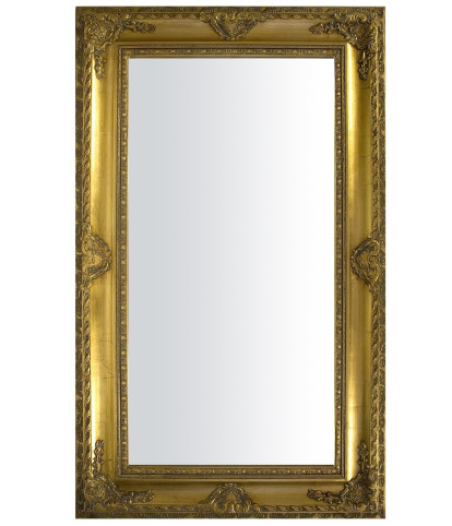 detail Zlaté zrkadlo s výrazným zdobením 150 cm GD DESIGN