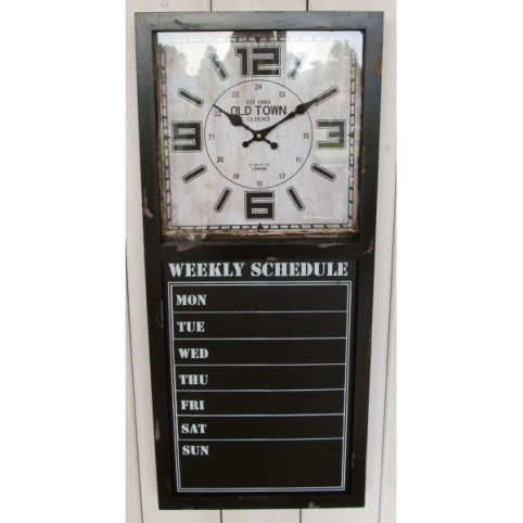 detail Kovové hodiny s tabuľou GD DESIGN