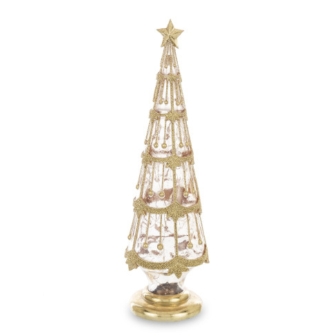 detail Vianočné ľad dekorácie stromček GD DESIGN