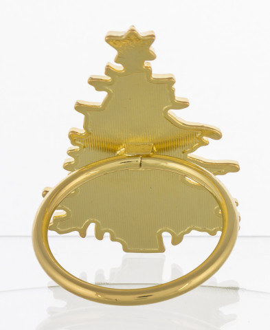 detail Vianočný krúžok na servítky stromček GD DESIGN
