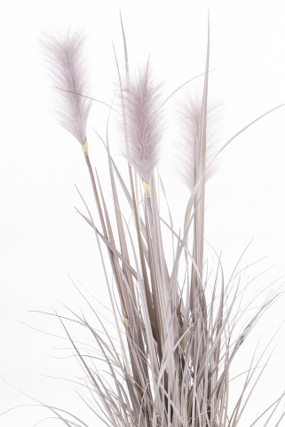 detail Dekoratívna umelá páperová tráva v kvetináči GD DESIGN