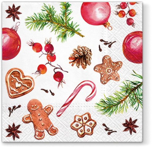 detail Vianočné servítky domácej sladkosti GD DESIGN