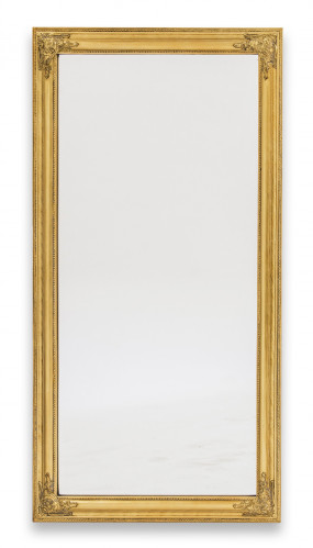 Zlaté zdobené zrcadlo 132 cm
