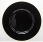 náhled Čierny sklenený tanier GD DESIGN
