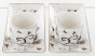náhled Porcelánové šálky na espresso s podtáckom 80 ml GD DESIGN
