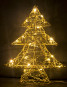 náhled Dekorácia zlatý stromček s LED osvetlením GD DESIGN