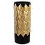 náhled Keramická váza čierna so zlatou mozaikou GD DESIGN