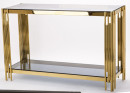 náhled Konzolový stolík zlatý sklo GD DESIGN