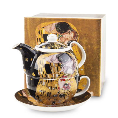 Čajová sada konvička s šálkem 300 ml Gustav Klimt
