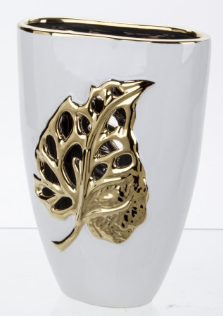 detail Keramická váza s listem GD DESIGN