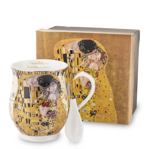 Hrnček s lyžičkou Gustav Klimt 300 ml