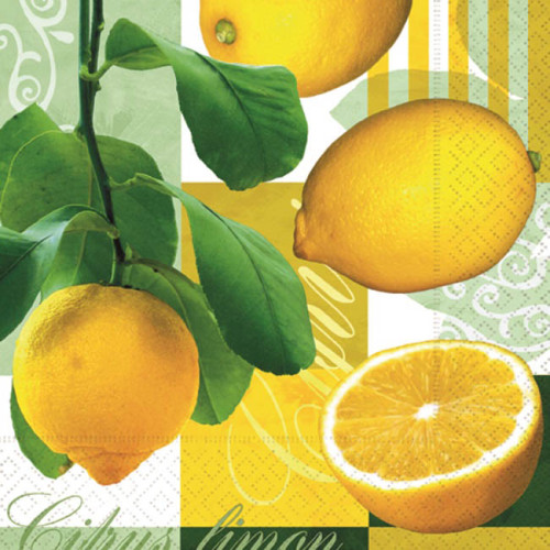 Ubrousky s citrony