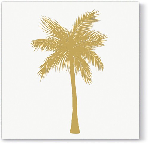Servítky biele s palmou
