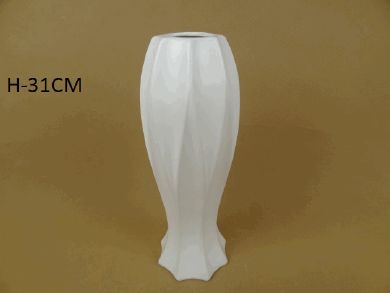 detail Biela váza GD DESIGN