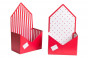 náhled Krabička ve tvaru obálky červená GD DESIGN
