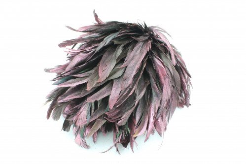 Závesná ozdoba fialové perie