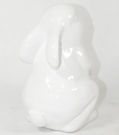 detail Keramický zajac so sklopenými ušami GD DESIGN