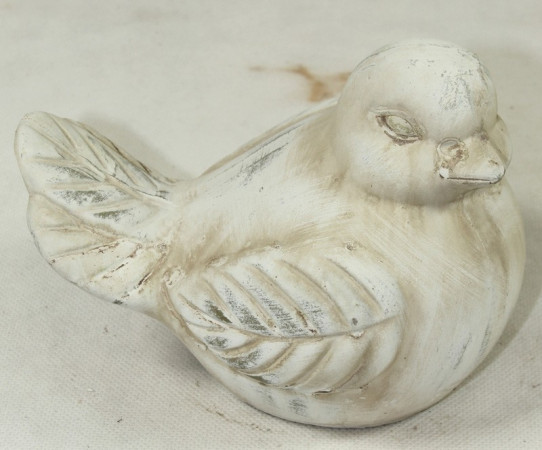 detail Ptáček figurka z kameniny GD DESIGN
