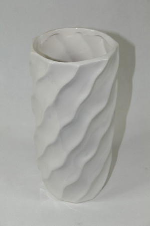detail Biela váza so vzorkou GD DESIGN