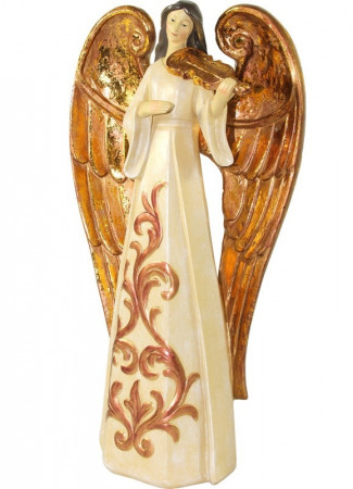 detail Zlatý anjel s husľami GD DESIGN