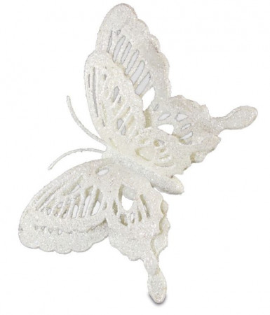 detail Biely motýlik, sada 3 ks GD DESIGN