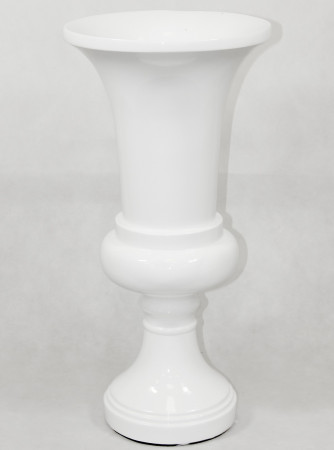 detail Biela váza na podstavci GD DESIGN