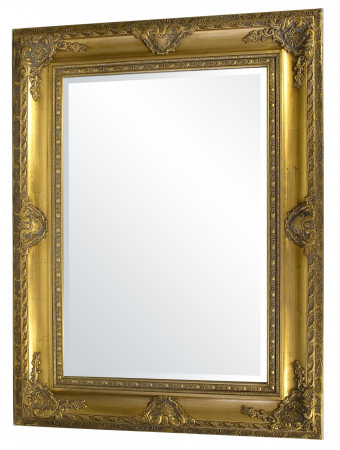 detail Zlaté zrkadlo s výrazným zdobením 120 cm GD DESIGN