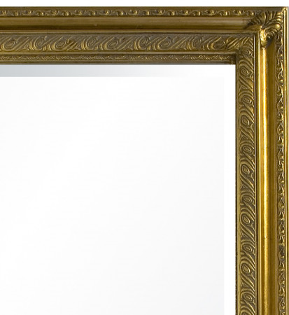 detail Zlaté zrkadlo s bohatým vzorom GD DESIGN