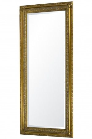 detail Zlaté zrkadlo s bohatým vzorom GD DESIGN