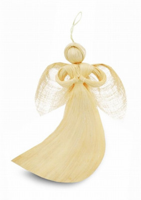 Anjel z kukuričného šúpolia lietajúci 20 cm