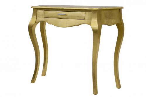 Stôl drevený zlatý