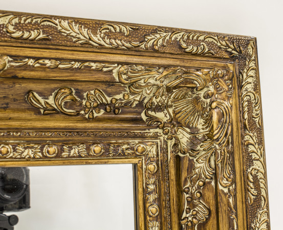 detail Zdobené zámocké zrkadlo Anna GD DESIGN