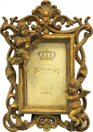 detail Barokní zlatý fotorám GD DESIGN